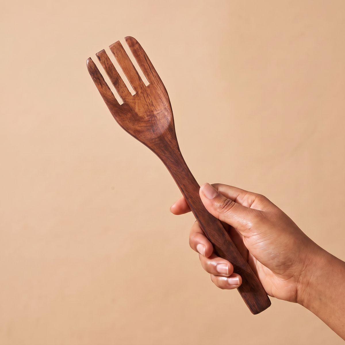 Teak Salad Fork
